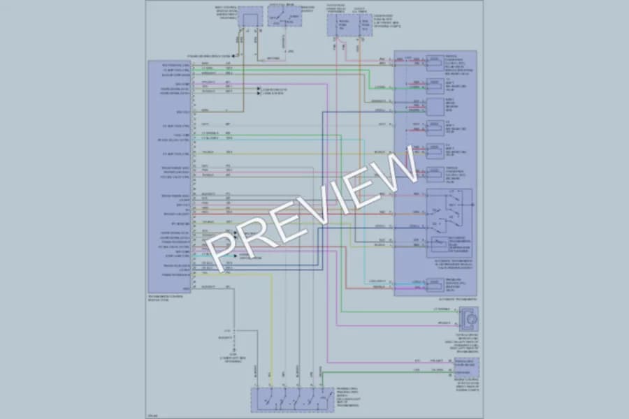 2008 Isuzu i290Pickup Transmission wiring diagram preview