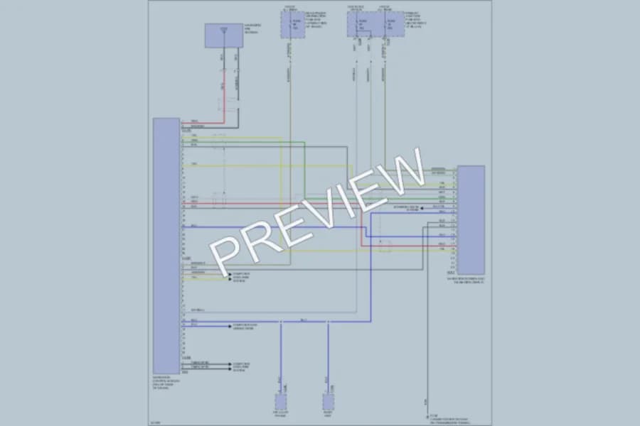 2008 Jaguar SType Navigation wiring diagram preview