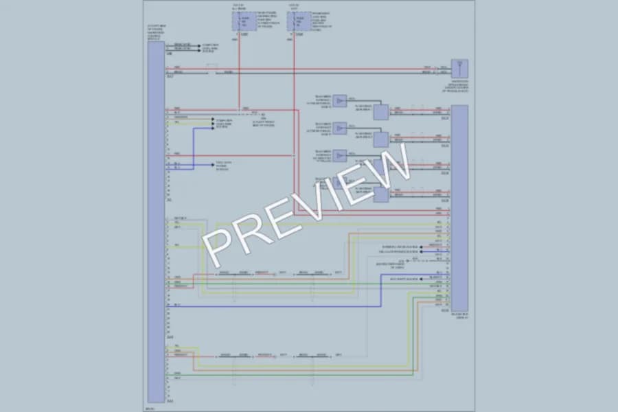 2008 Jaguar VandenPlas Navigation wiring diagram preview