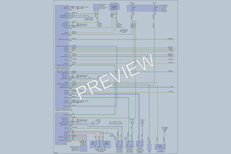 2008 Jaguar XJSuper Anti Theft wiring diagram preview