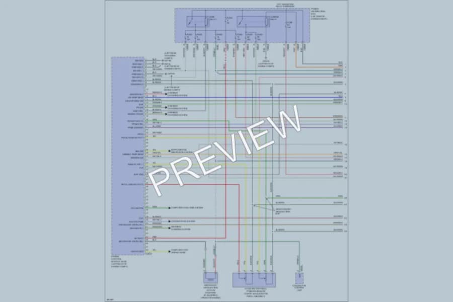 2008 Jaguar XK Engine Performance wiring diagram preview
