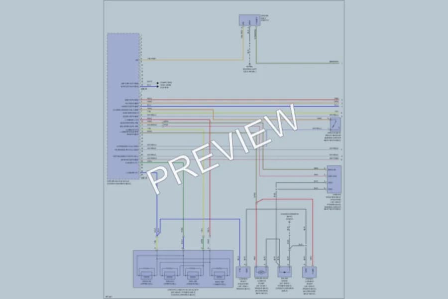 2008 Jaguar XK Memory Systems wiring diagram preview