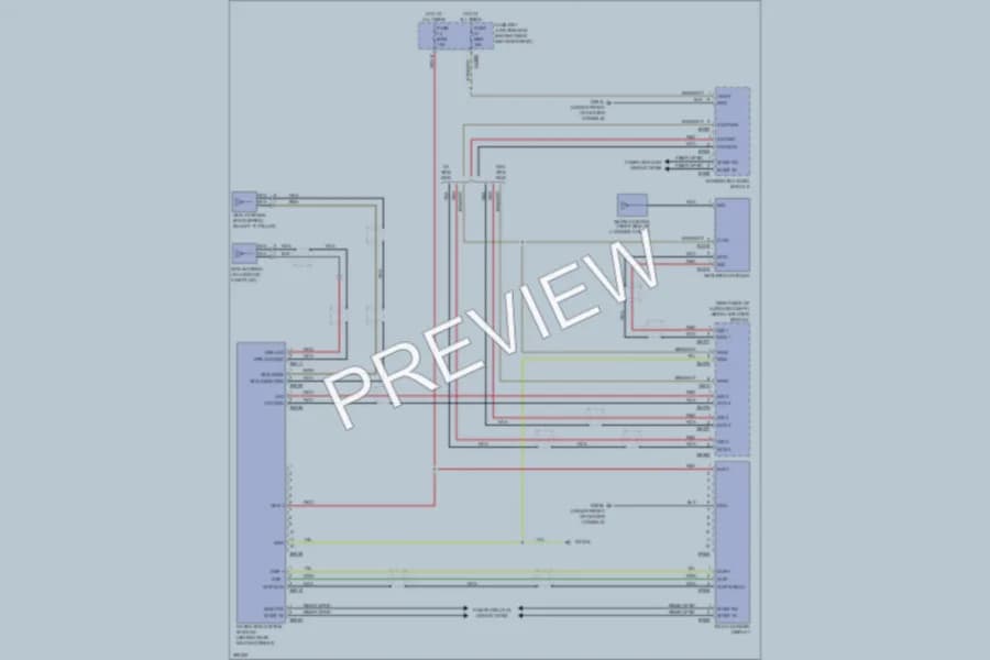 2008 Jaguar XK Navigation wiring diagram preview