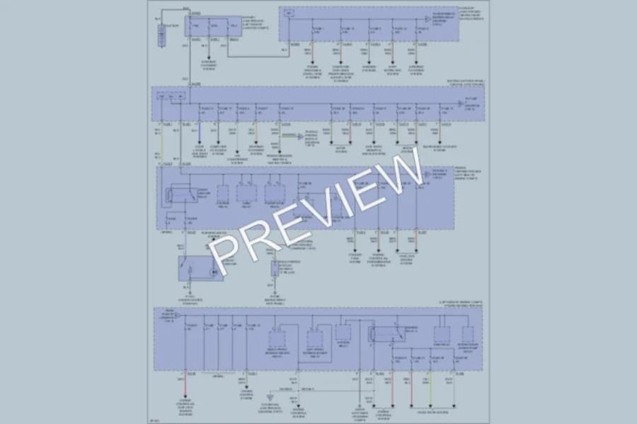 2008 Jaguar XK Power Distribution wiring diagram preview