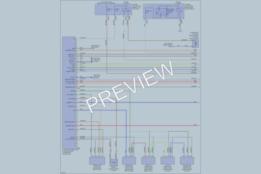 2008 Jaguar XKR Air Conditioning wiring diagram preview