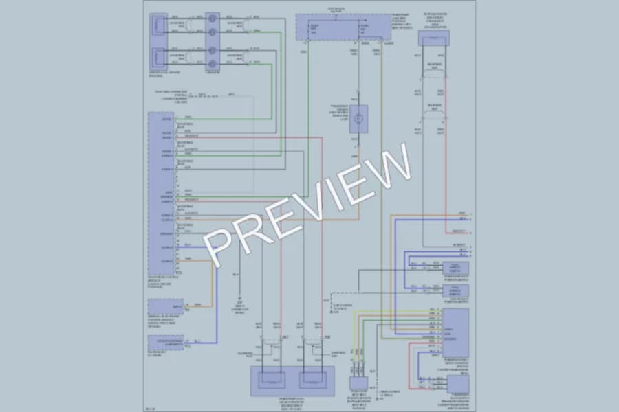 2008 Jaguar XType Supplemental Restraints wiring diagram preview