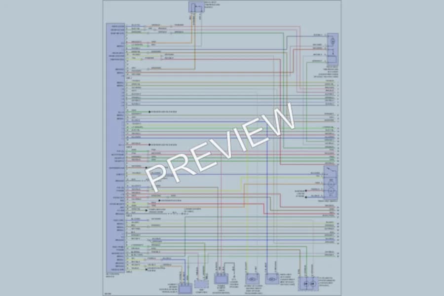 2008 Kia Amanti Air Conditioning wiring diagram preview