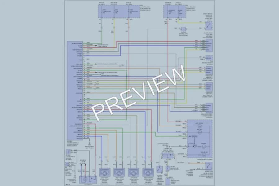 2008 Kia Amanti Anti Lock Brakes wiring diagram preview