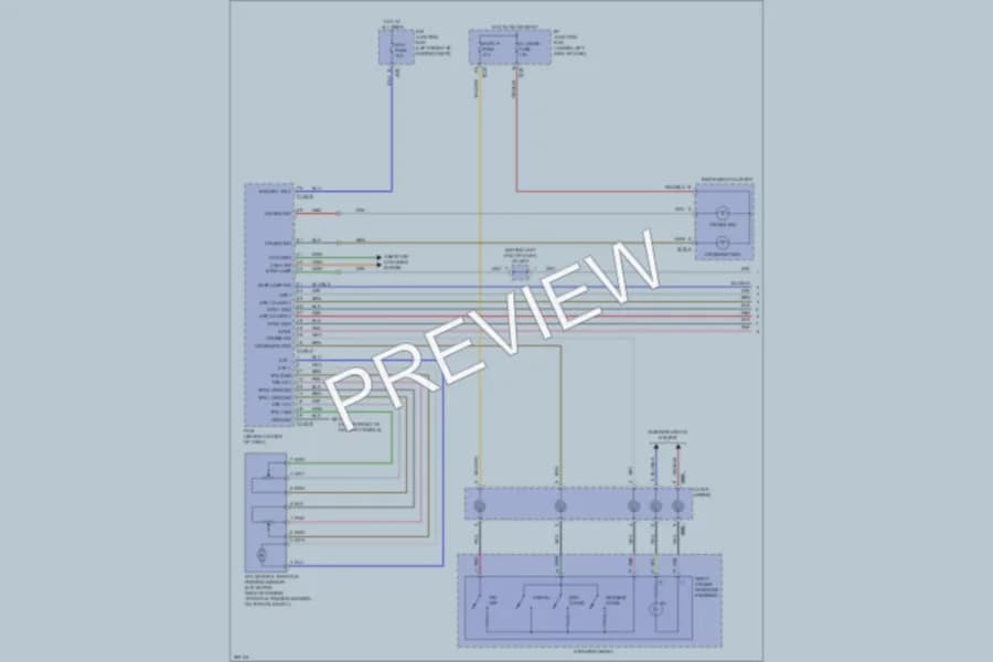 2008 Kia Amanti Cruise Control wiring diagram preview