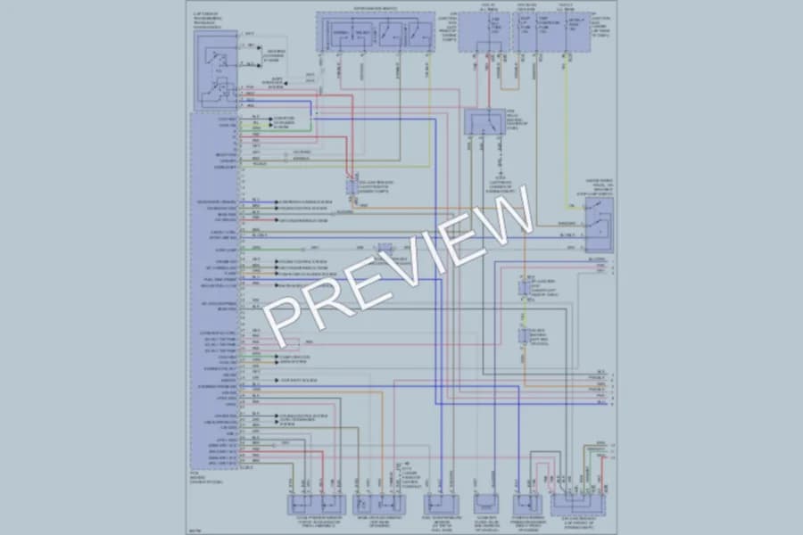 2008 Kia Amanti Engine Performance wiring diagram preview
