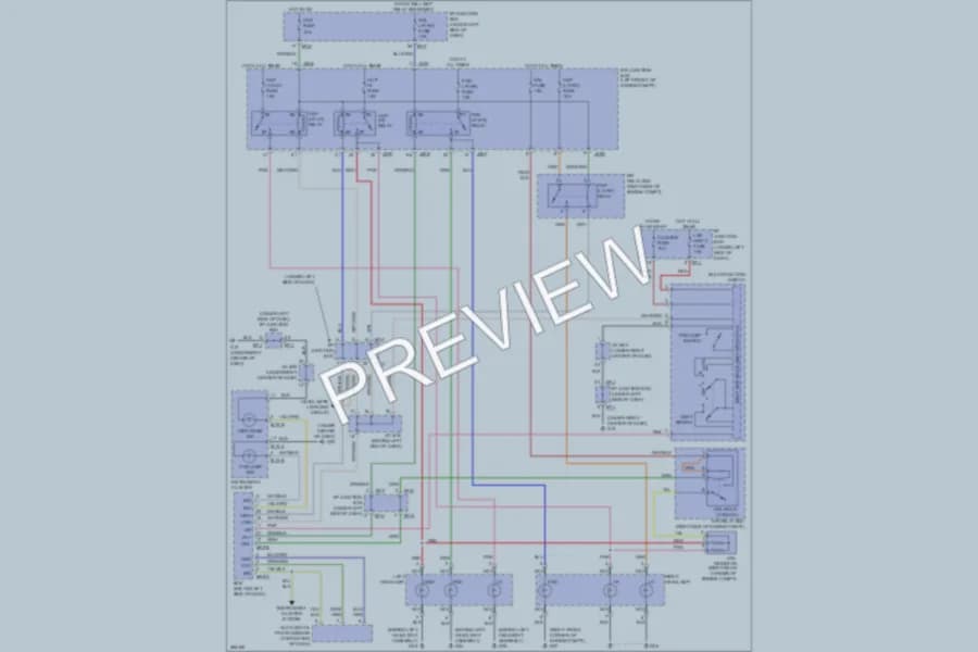 2008 Kia Amanti Headlights wiring diagram preview