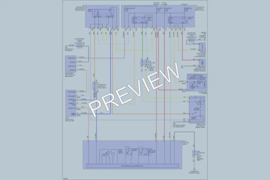 2008 Kia Amanti Wiper Washer wiring diagram preview
