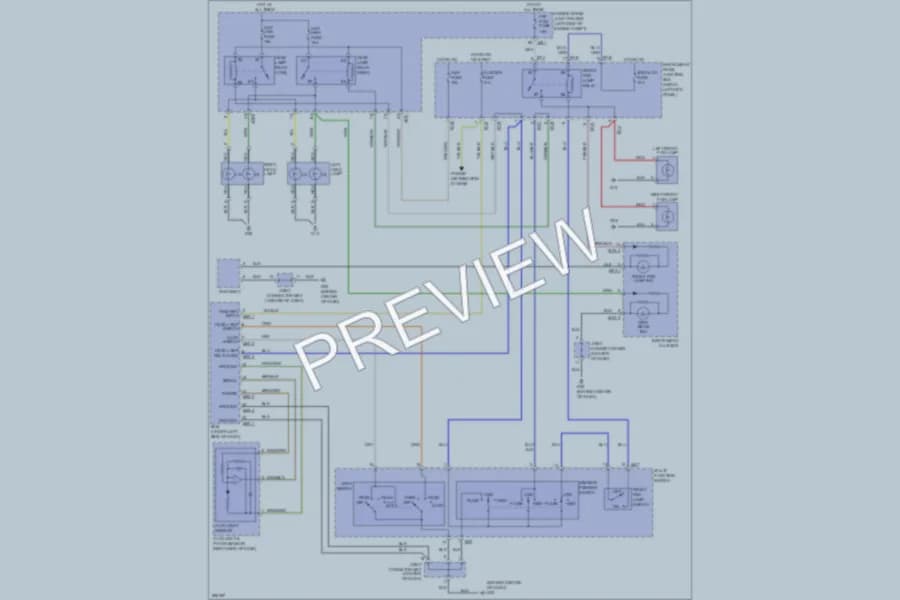 2008 Kia Optima Headlights wiring diagram preview