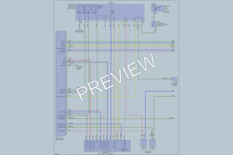 2008 Kia Optima Transmission wiring diagram preview