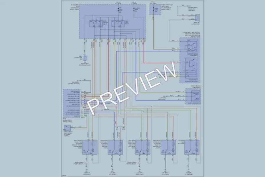2008 Kia Rio5 Anti Theft wiring diagram preview