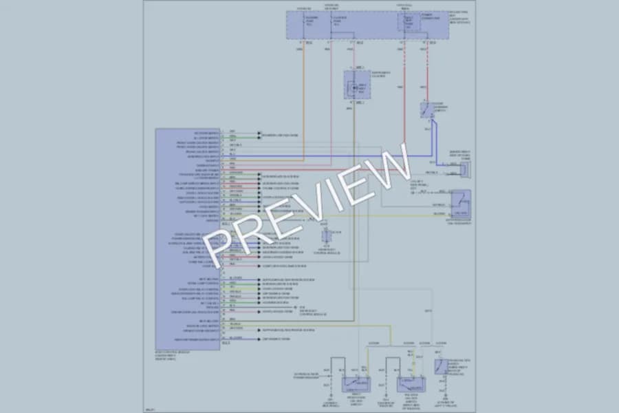 2008 Kia Rio5 Body Control Modules wiring diagram preview