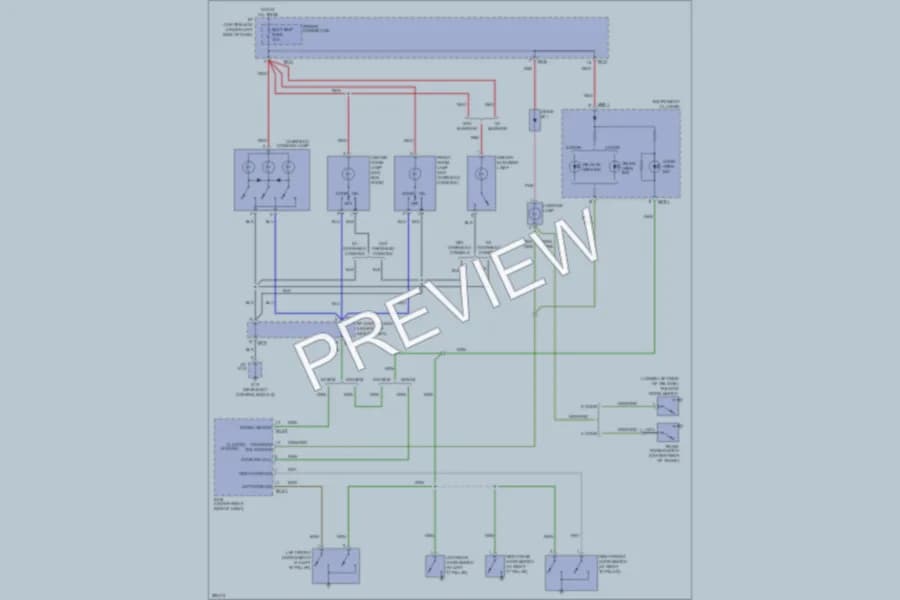 2008 Kia Rio5 Interior Lights wiring diagram preview