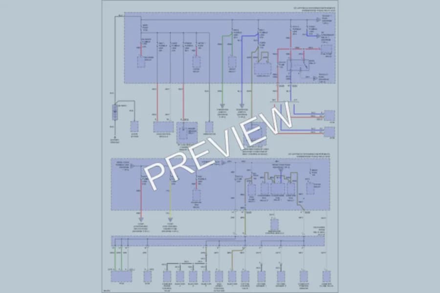 2008 Kia Rio5 Power Distribution wiring diagram preview