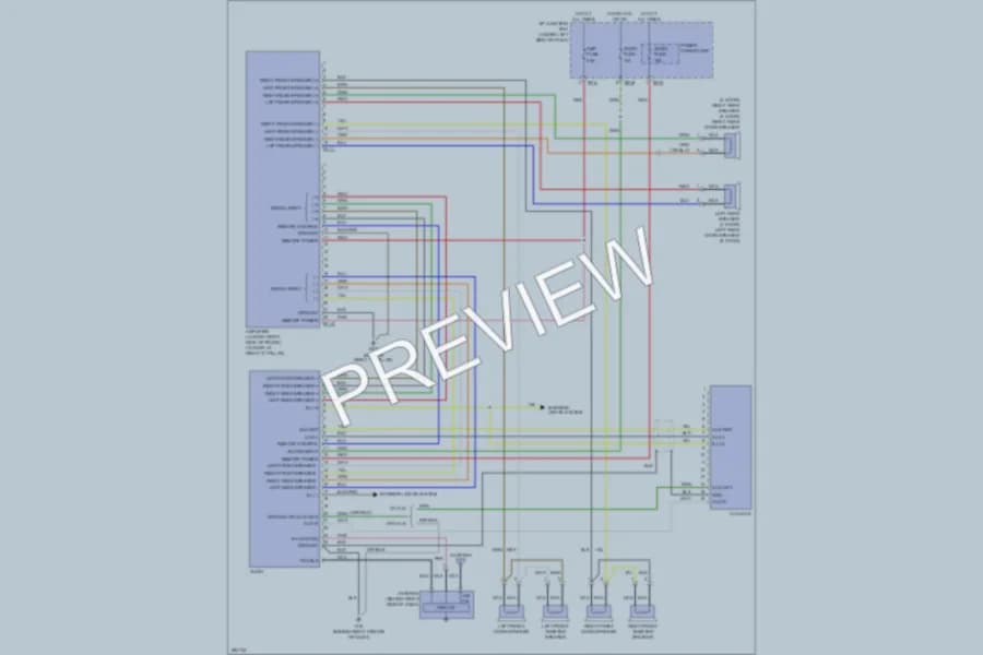 2008 Kia Rio5 Radio wiring diagram preview