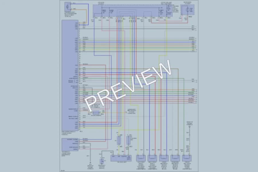 2008 Kia Rio5 Supplemental Restraints wiring diagram preview