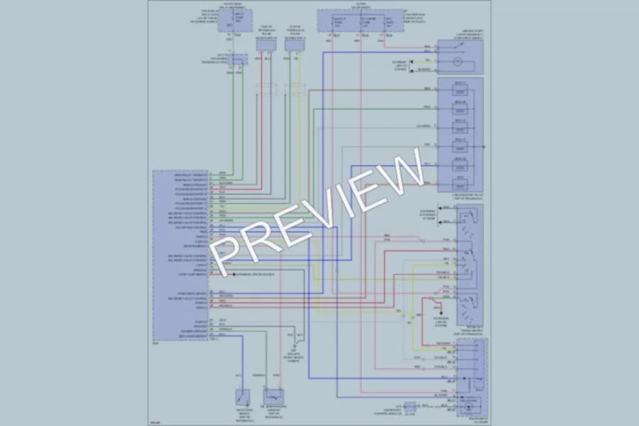 2008 Kia Rio5 Transmission wiring diagram preview