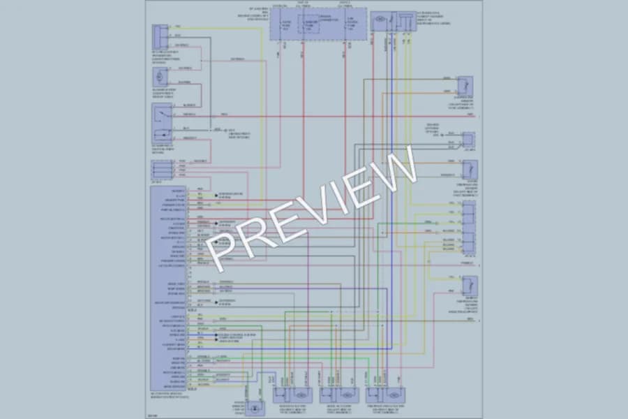 2008 Kia Rondo Air Conditioning wiring diagram preview