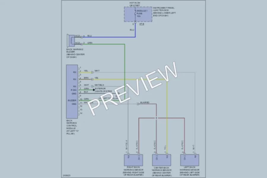 2008 Kia Rondo Navigation wiring diagram preview