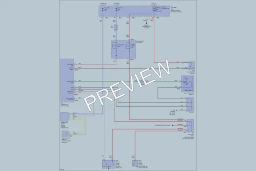 2008 Kia Rondo Warning Systems wiring diagram preview