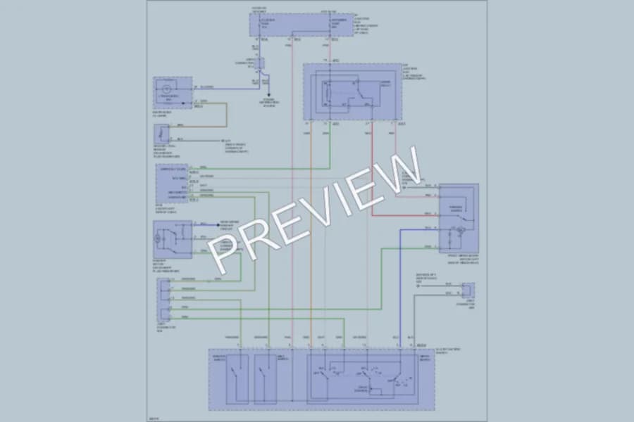 2008 Kia Rondo Wiper Washer wiring diagram preview