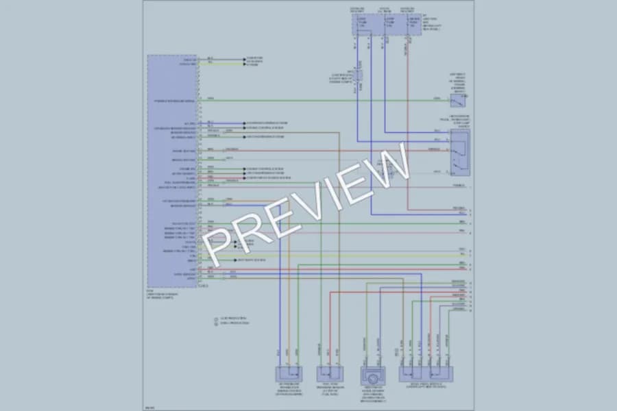 2008 Kia Sorento Engine Performance wiring diagram preview