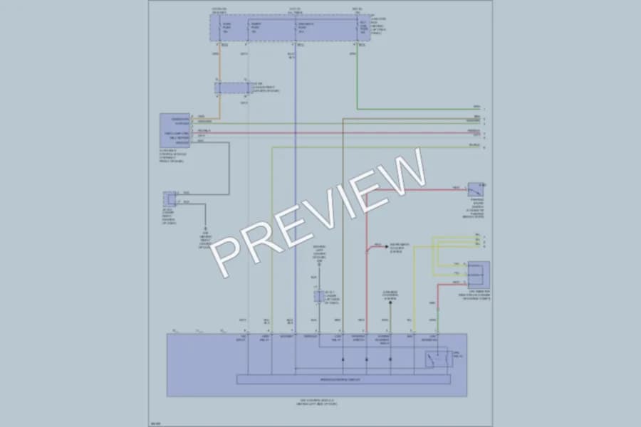 2008 Kia Sorento Headlights wiring diagram preview