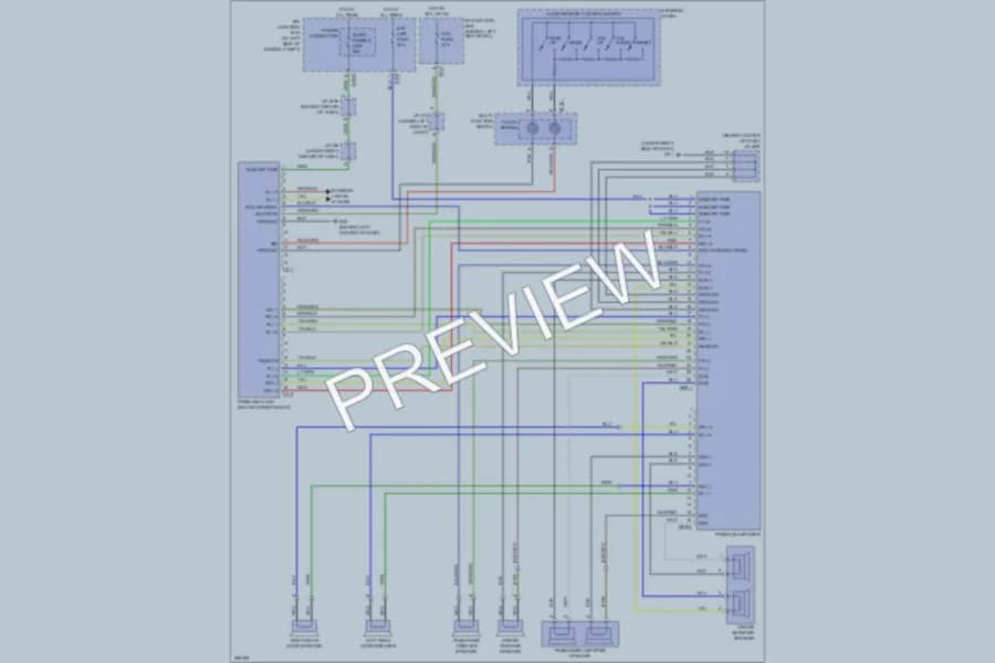 2008 Kia Sorento Radio wiring diagram preview