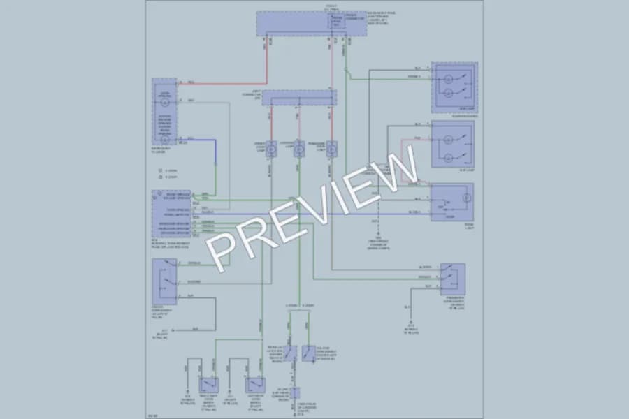 2008 Kia Spectra Interior Lights wiring diagram preview