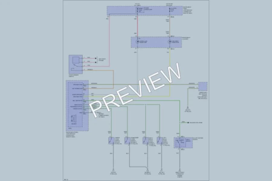 2008 Kia Spectra5 Warning Systems wiring diagram preview