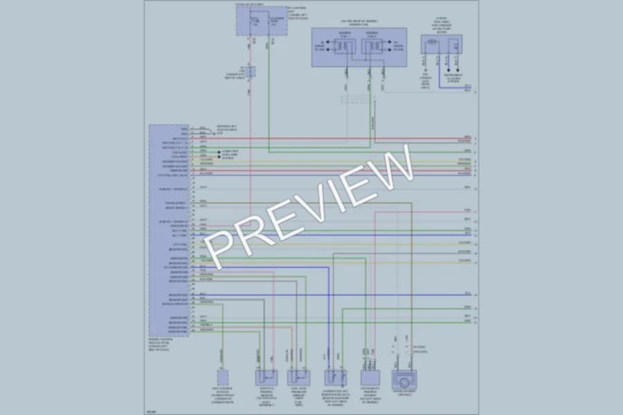 2008 Kia Sportage Engine Performance wiring diagram preview