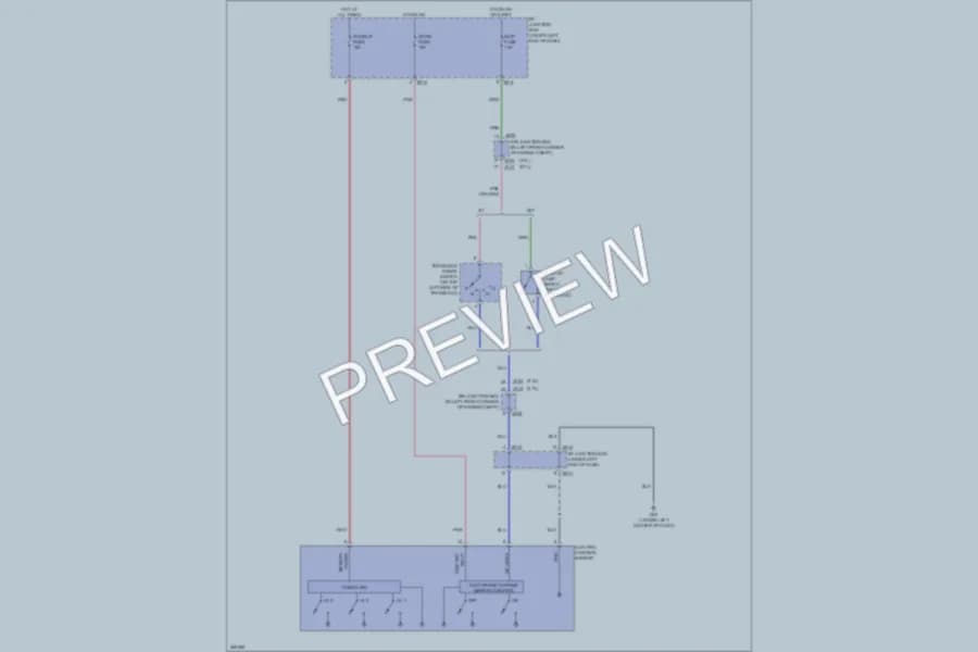 2008 Kia Sportage Power Mirrors wiring diagram preview