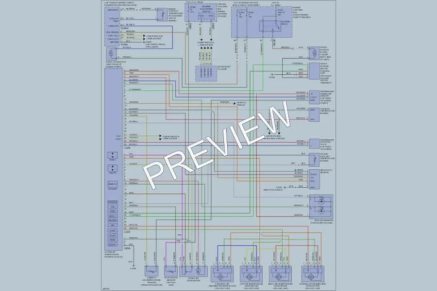 2008 LandRover LR3 Air Conditioning wiring diagram preview
