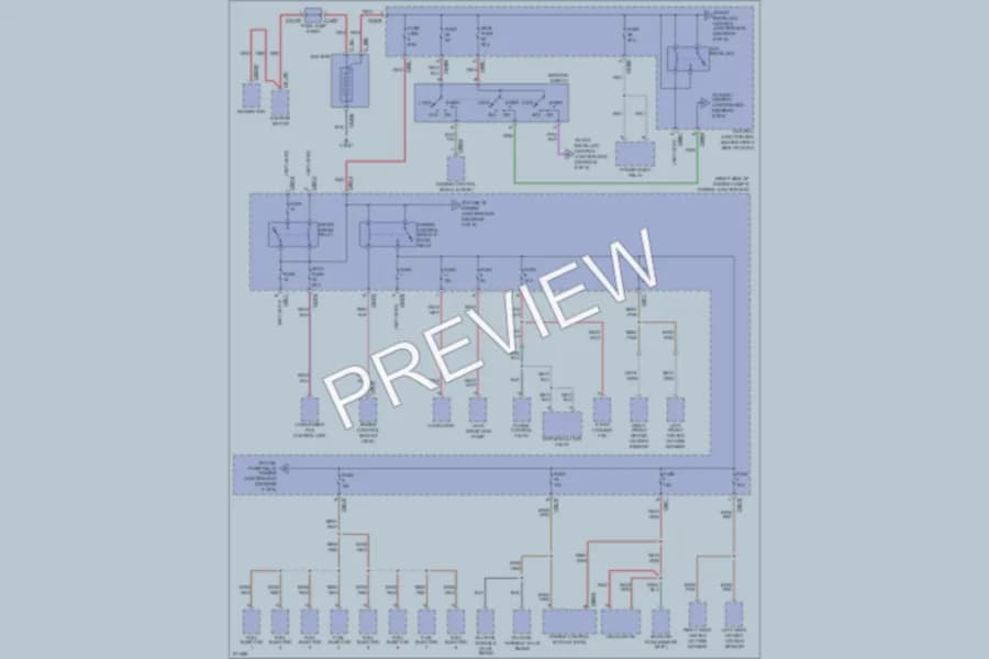 2008 LandRover RangeRover Power Distribution wiring diagram preview