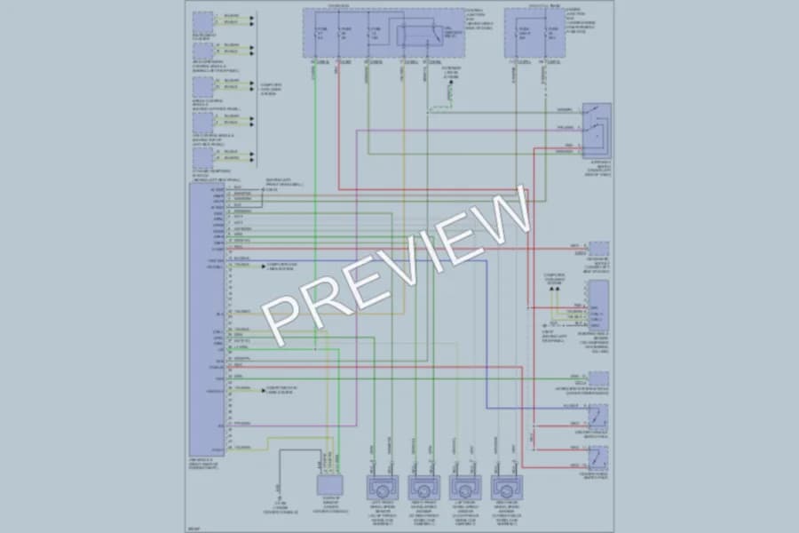 2008 LandRover RangeRoverSport Anti Lock Brakes wiring diagram preview