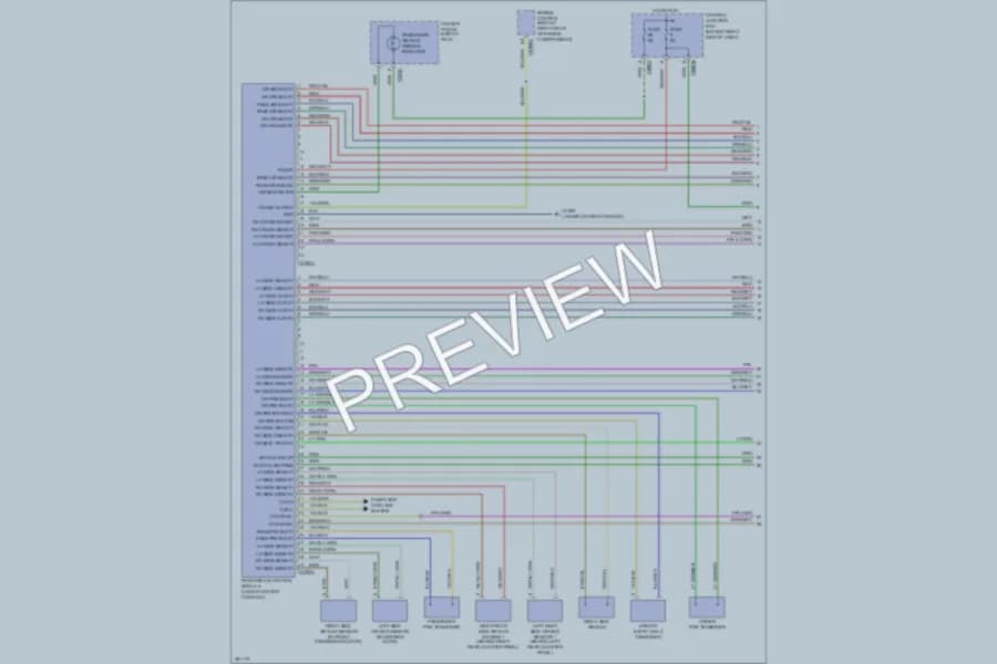 2008 LandRover RangeRoverSport Supplemental Restraints wiring diagram preview