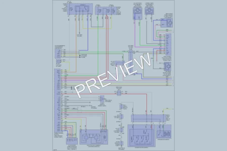 2008 Lexus ES350 Cruise Control wiring diagram preview