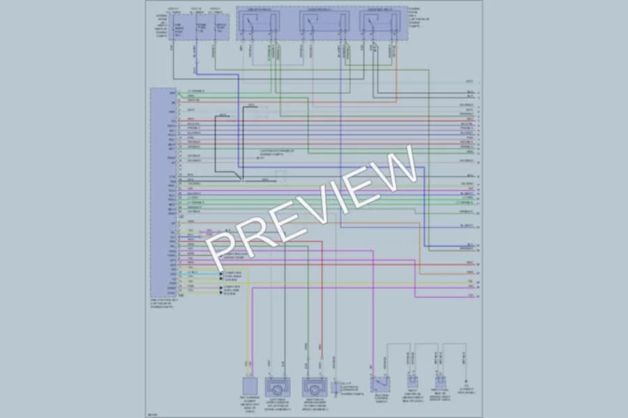 2008 Lexus GS350 Anti Lock Brakes wiring diagram preview