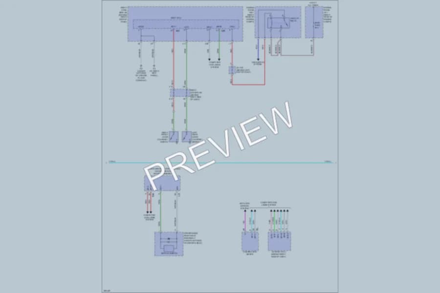 2008 Lexus GS350 Anti Theft wiring diagram preview