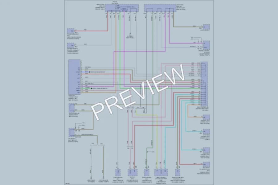 2008 Lexus GS350 Computer Data Lines wiring diagram preview
