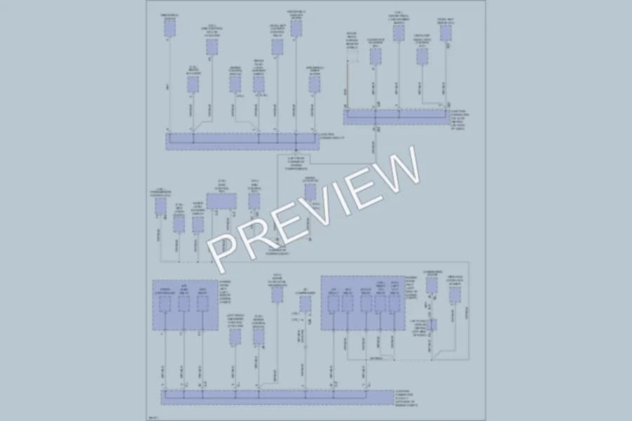 2008 Lexus GS350 Ground Distribution wiring diagram preview