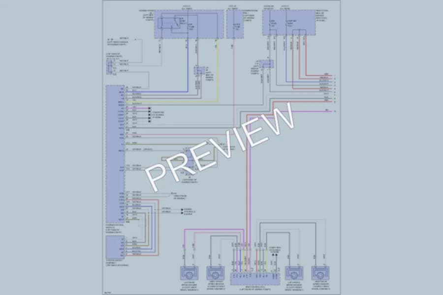 2008 Lexus GS450h Cruise Control wiring diagram preview