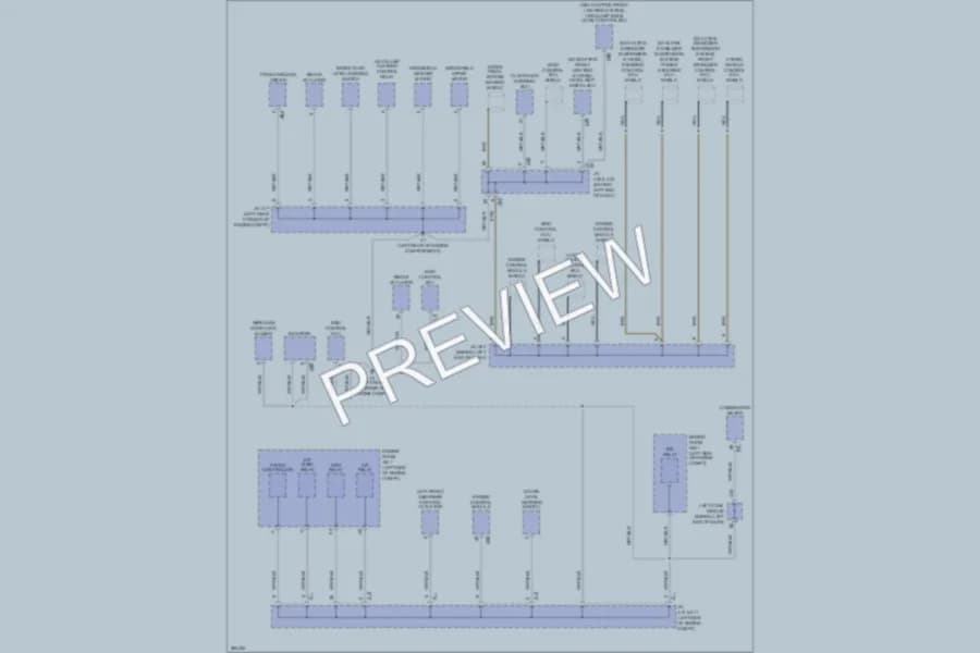 2008 Lexus GS450h Ground Distribution wiring diagram preview
