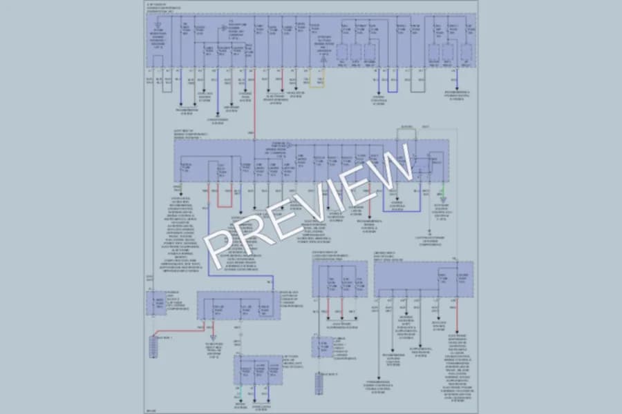 2008 Lexus GS450h Power Distribution wiring diagram preview