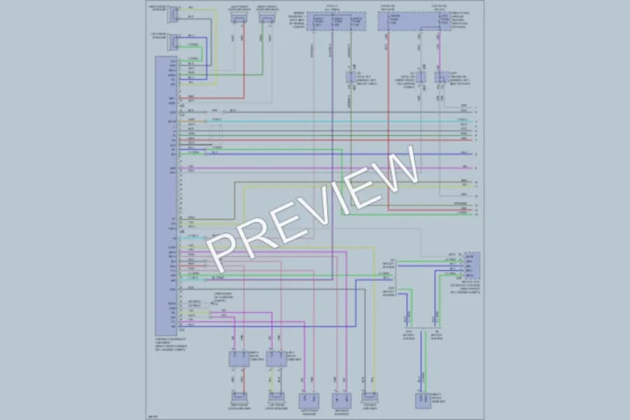 2008 Lexus GS450h Radio wiring diagram preview