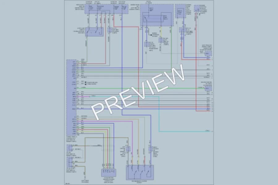 2008 Lexus GS450h Transmission wiring diagram preview